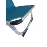 Καρέκλα Παραλίας Αλουμινίου Inca Textilene 2x1 Μπλε King Size 58x63x62cm
