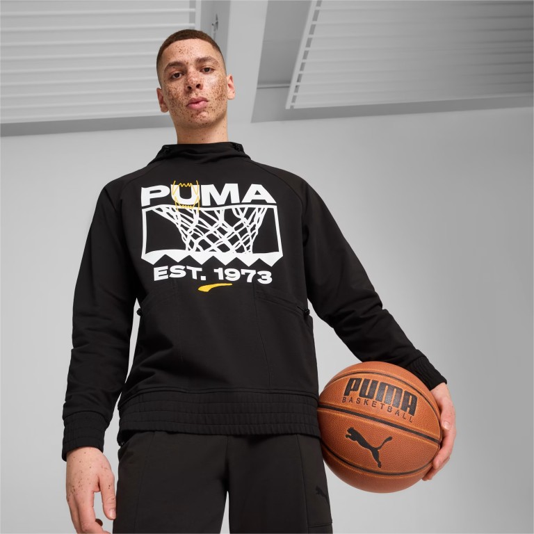 Ανδρικό Φούτερ με Κουκούλα Puma Winning Shot Graphic Tech Hoodie 682786-01