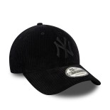 Αθλητικό Καπέλο New York Yankees Cord Black 9FORTY Adjustable Cap 60565331