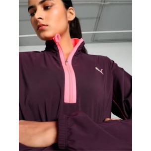 Γυναικεία Ζακέτα Puma Run For Her Fashion Woven 1/2 Zip 525743-44