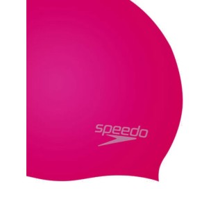 Παιδικό Σκουφάκι Κολύμβησης από Σιλικόνη Speedo Junior Plain Moulded Silicone Cap 70990-F290J (Ρόζ)