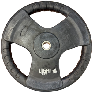 Rubber Weight Lifting Plate 20Kg (Φ28) Ligasport