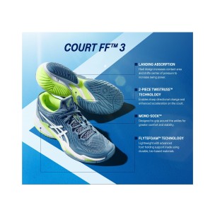 Ανδρικά Παπούτσια Tennis Asics Court FF 3 Clay 1041A371-402