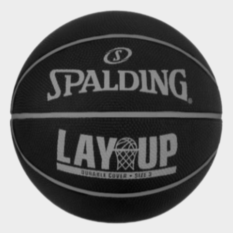 Μπάλα Μπάσκετ Spalding Lay Up Black/Grey Rubber 84-748Z1 (Outdoor) (Size 7)
