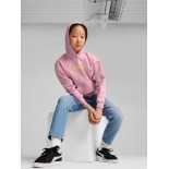 Παιδική Ζακέτα με Κουκούλα Puma ESS+ Script Metallic Hoodie FL G 682780-48
