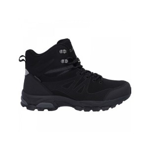 Ανδρικά Ορειβατικά Μποτάκια Αδιάβροχα Hi-Tec Jackdaw Mid Wp Black/Carbon Grey O010664-022