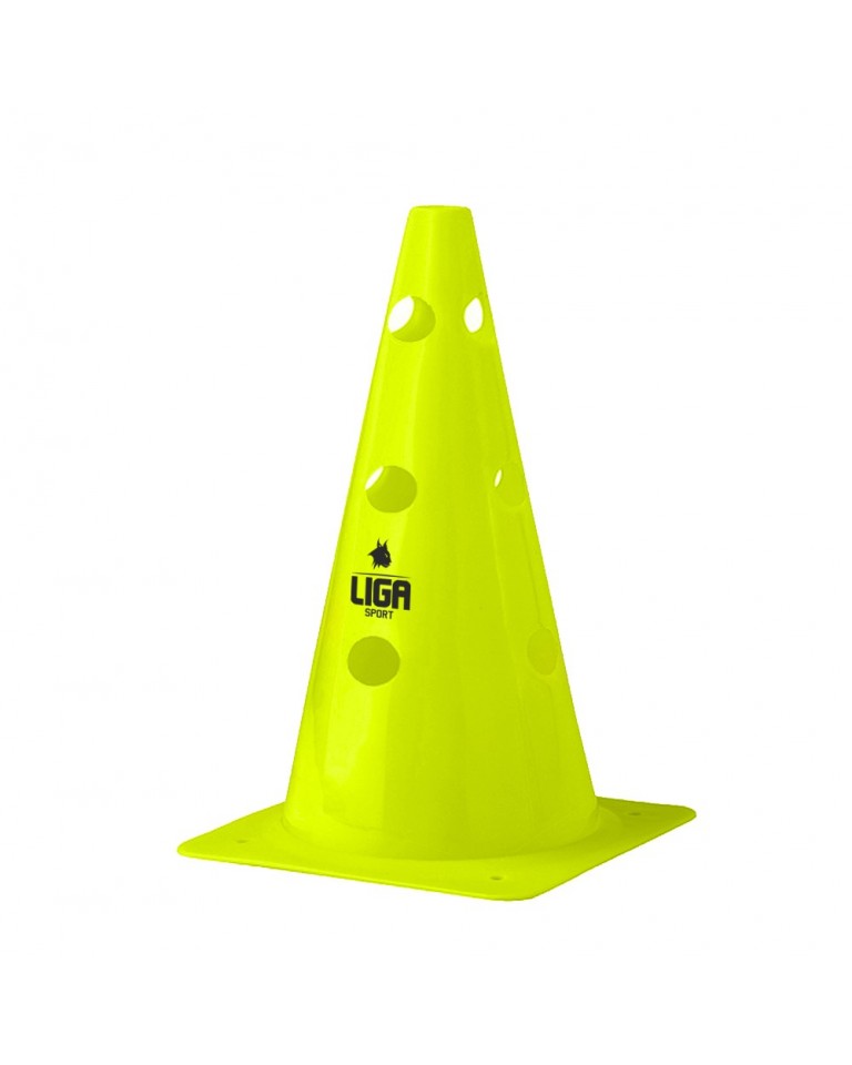Κώνος Με Τρύπες 32cm Ligasport Hole Cone (Κίτρινο Φωσφοριζέ)