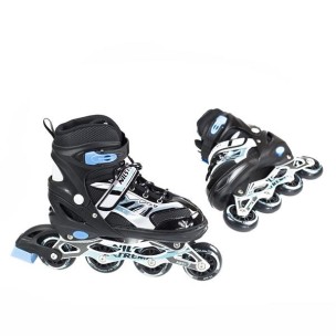 Αυξομειούμενα Πατίνια Roller Nils Extreme Inline Skates Μαύρο NJ 1828 A (Size 35-38)