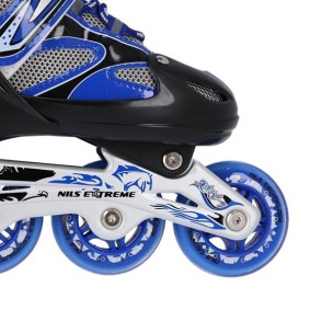 Αυξομειούμενα Roller NH18366 2 ΣΕ 1 Μπλέ In-Line Skates/Hockey Ice Skates (35-38)