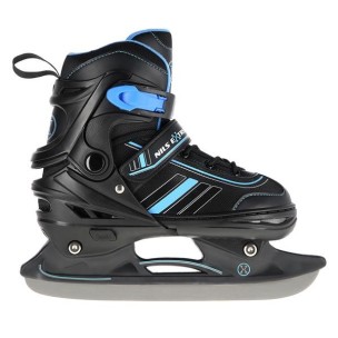 Αυξομειούμενα Roller Nils Extreme In-Line Skates/Hockey Ice Skates 2 σε 1 Μαύρο/Μπλέ NH18191 (Size 39-43)