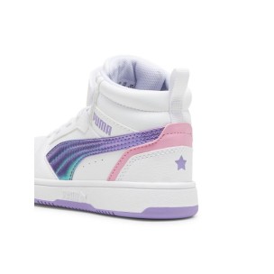 Παιδικά Παπούτσια Μπάσκετ Puma Rebound V6 Mid Bouncy Sky AC+ PS 398726-01