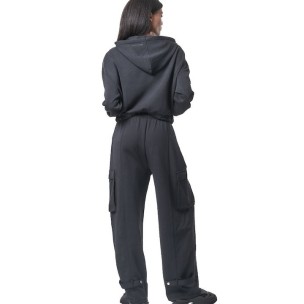 Γυναικείο Παντελόνι Φόρμας Body Action Women's Modal Cargo Trousers 021445-01 Black