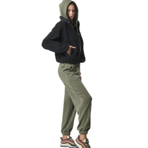 Γυναικείο Παντελόνι Φόρμας Body Action Women's Modal Wide Joggers 021446-07E Leaf Green