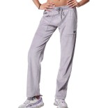 Γυναικείο Παντελόνι Φόρμας Body Action Women's Basic Velour Pants 021436-03 Lilac Grey