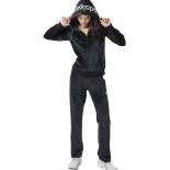 Γυναικείο Παντελόνι Φόρμας Body Action Women's Basic Velour Pants 021436-01-Black