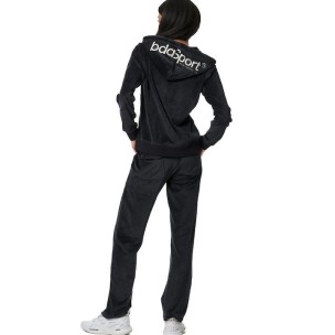 Γυναικείο Παντελόνι Φόρμας Body Action Women's Basic Velour Pants 021436-01-Black