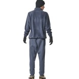 Ανδρικό Παντελόνι Φόρμας Body Action Men's Lounge Fleece Pants 023436-03 Turbulence Grey