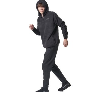 Ανδρικό Παντελόνι Φόρμας Body Action Men's Fleece Sweatpants 023444-01Black
