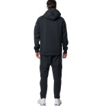 Ανδρικό Φούτερ με Κουκούλα Body Action Men's Sport Gym Tech Zip Hoodie 073420-01 Black