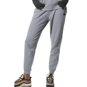 Γυναικείο Παντελόνι Φόρμας Body Action Women's Fleece Skinny Joggers 021443-03 Silver Grey