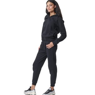 Γυναικείο Παντελόνι Φόρμας Body Action Women's Fleece Skinny Joggers 021443-01-Black