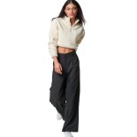Γυναικεία Ζακέτα Body Action Women's Half-Zip Sherpa Fleece 061431-05 Cotton Blu