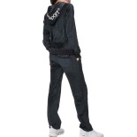 Γυναικεία Ζακέτα με Κουκούλα Body Action Women's Velour Hoodie Jacket 071417-01-Black