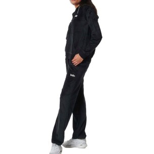 Γυναικεία Ζακέτα με Κουκούλα Body Action Women's Velour Hoodie Jacket 071417-01-Black