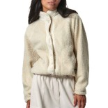Γυναικεία Ζακέτα με Κουκούλα Body Action Women's Boucle Faux Sheepskin Jacket 071423-05 Powder Ecru