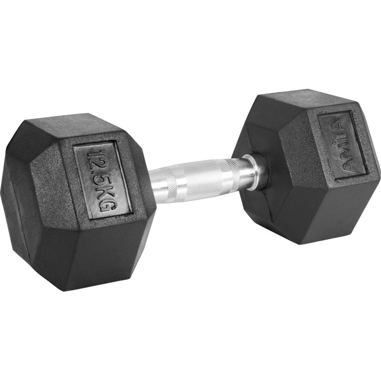 Αλτήρας Εξάγωνος Rubber Cover Class A - 12,5Kg Amila 84540