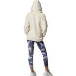 Γυναικείο Φούτερ με Κουκούλα Body Action Women's Oversized Full Zip Sherpa Hoodie 071430-01 Arctic Wolf Ecru