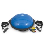 Balance Ball με Ξύλινη Βάση Μπλε 63cm Amila 48192