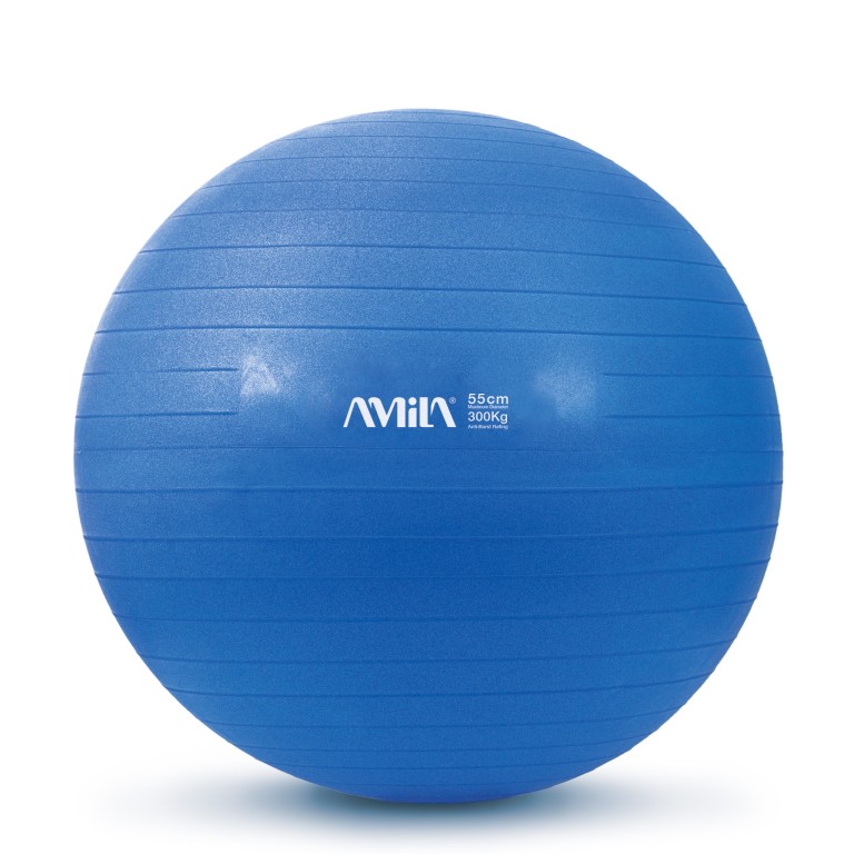 Μπάλα Γυμναστικής Amila Gymball 55cm Μπλε Bulk 48437