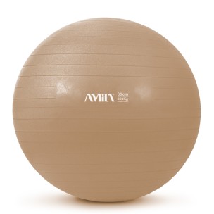 Μπάλα Γυμναστικής Amila Gymball 65cm Χρυσή Bulk 48413