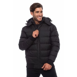 Ανδρικό Μπουφάν Be:Nation Bomber Jacket With Detachable Hood 08302302 (Black)