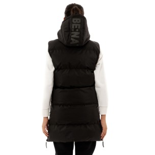 Γυναικείο Αμάνικο Μπουφάν Be:Nation Long Vest Puffer Jacket 08102402-01 (Black)