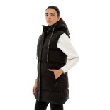 Γυναικείο Αμάνικο Μπουφάν Be:Nation Long Vest Puffer Jacket 08102402-01 (Black)