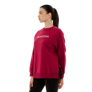 Γυναικείο Φούτερ Be:Nation Reflective Crew Neck 06102301 (Bordeaux)
