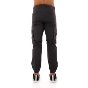 Ανδρικό Παντελόνι Be:Nation Cargo Pants Elastic Hem 02302308 (Charcoal)