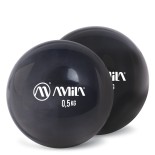 Palm Ball Two-Pack 0,5Kg Μαύρο Amila 96721