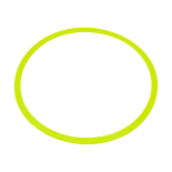 Στεφάνι Ασκήσεων 50cm Ligasport Agility Ring (Κίτρινο Φλούο)