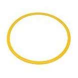 Στεφάνι Ασκήσεων 50cm Ligasport Agility Ring (Κίτρινο)