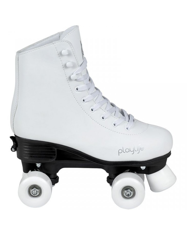 Αυξομειούμενα Roller Skates - Quads Playlife Classic White (Size 35-38)