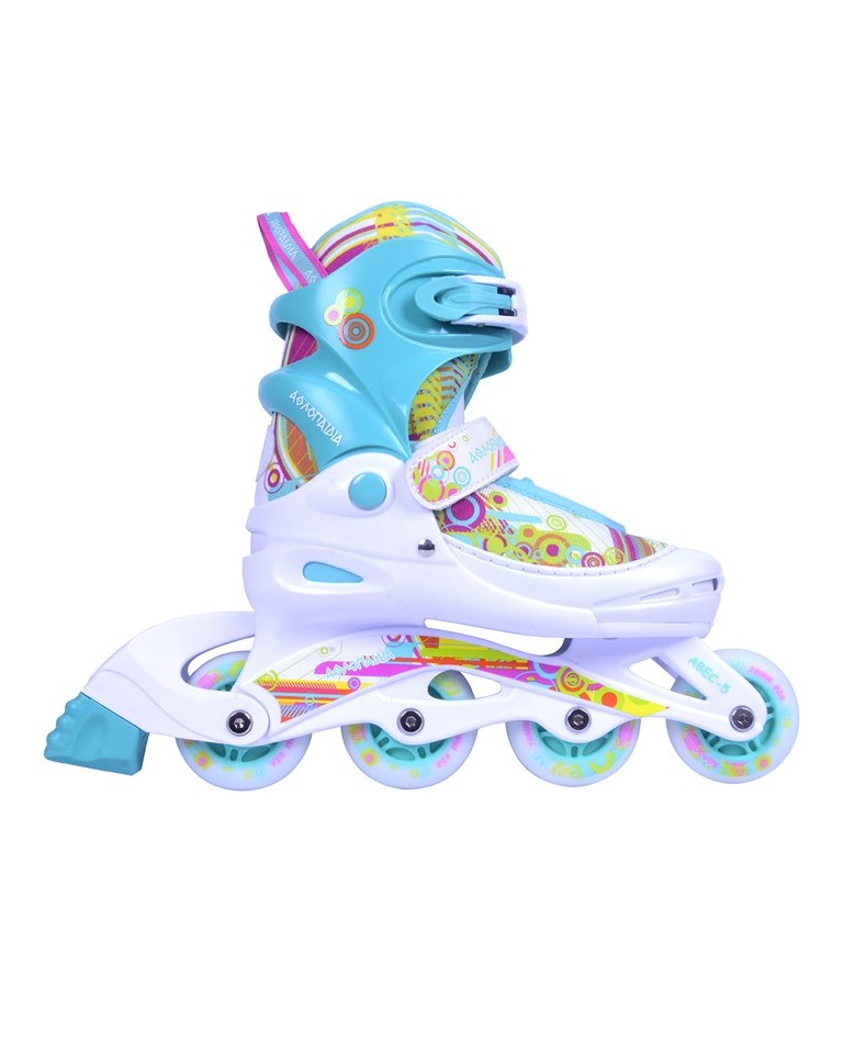 Αυξομειούμενα Inline Skates Αθλοπαιδιά, Μέντα 002.1084/MN (Size 26-29)