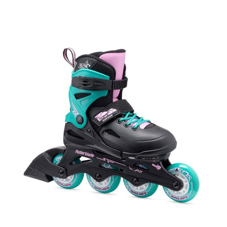 Αυξομειούμενα Πατίνια Rollerblade Fury Μαύρο/Πράσινο 43.073735/BL/SGRN (Size 36.5-40.5)