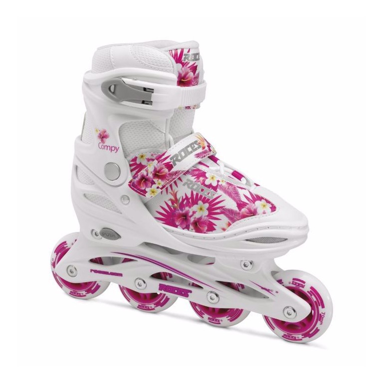 Αυξομειούμενα Πατίνια Roces Compy 9.0 Girl Λευκό/Ρόζ/Βιολετί 18.400859/WPV (Size 38-41)