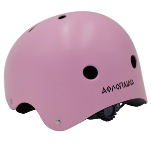 Κράνος Aγωνιστικό Αυξομειούμενο - Παστέλ Ρόζ Αθλοπαιδιά 003.10015/PP (L/XL)