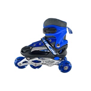 Αυξομειούμενα Πατίνια Roller GC SK2 Σέτ 3 σε 1 Μπλέ Led (Size 38-42)