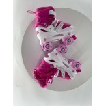 Αυξομειούμενα Πατίνια Roller GC SK3 Quad Ρόζ (Size 31-34)
