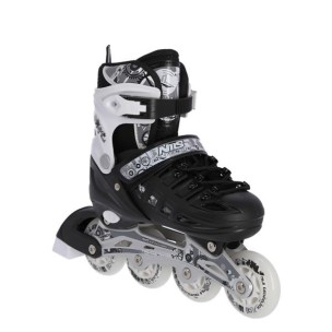Αυξομειούμενα Πατίνια Rollers Nils Extreme Σέτ 4 σε 1 NH 10905 Μαύρο (Size 35-38)